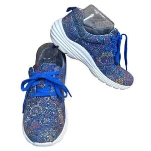 Nurse Mates Align Velocity Blue Slip Resistant Nursing Shoes Size 7